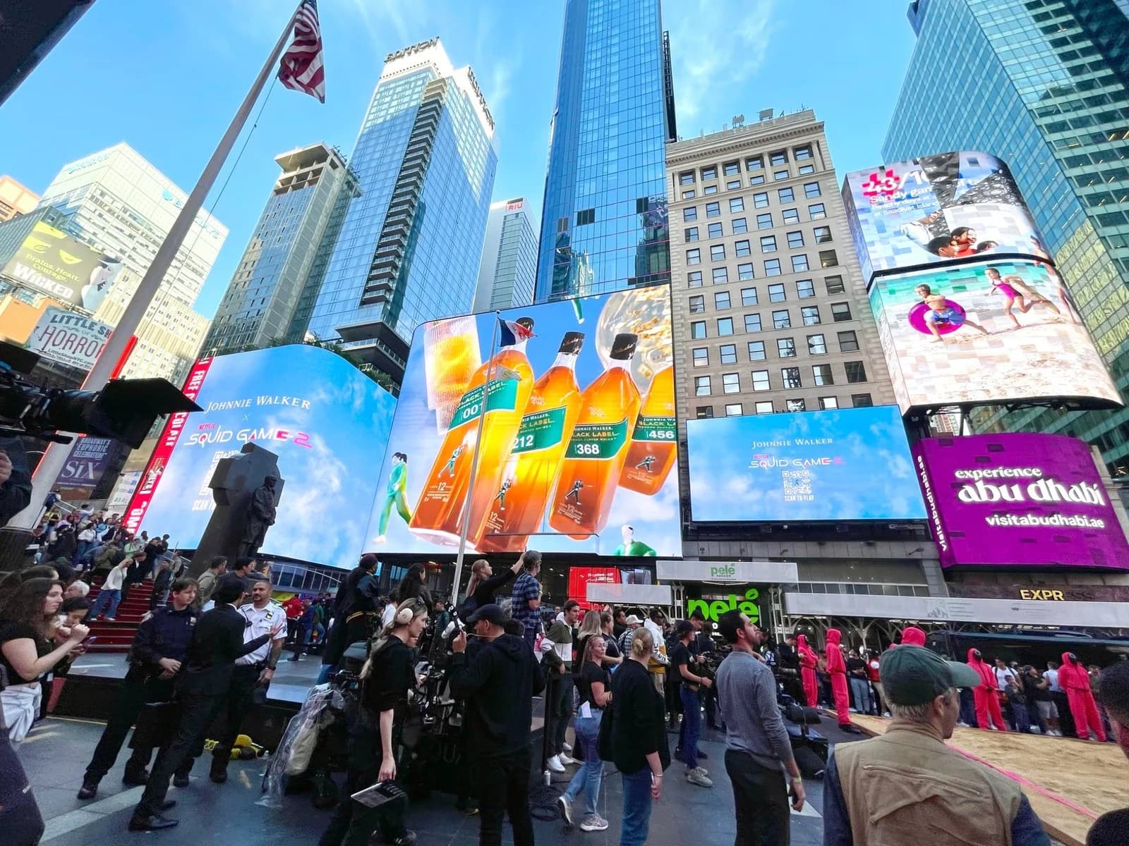 Squid Game Times Square — On The Ground 1