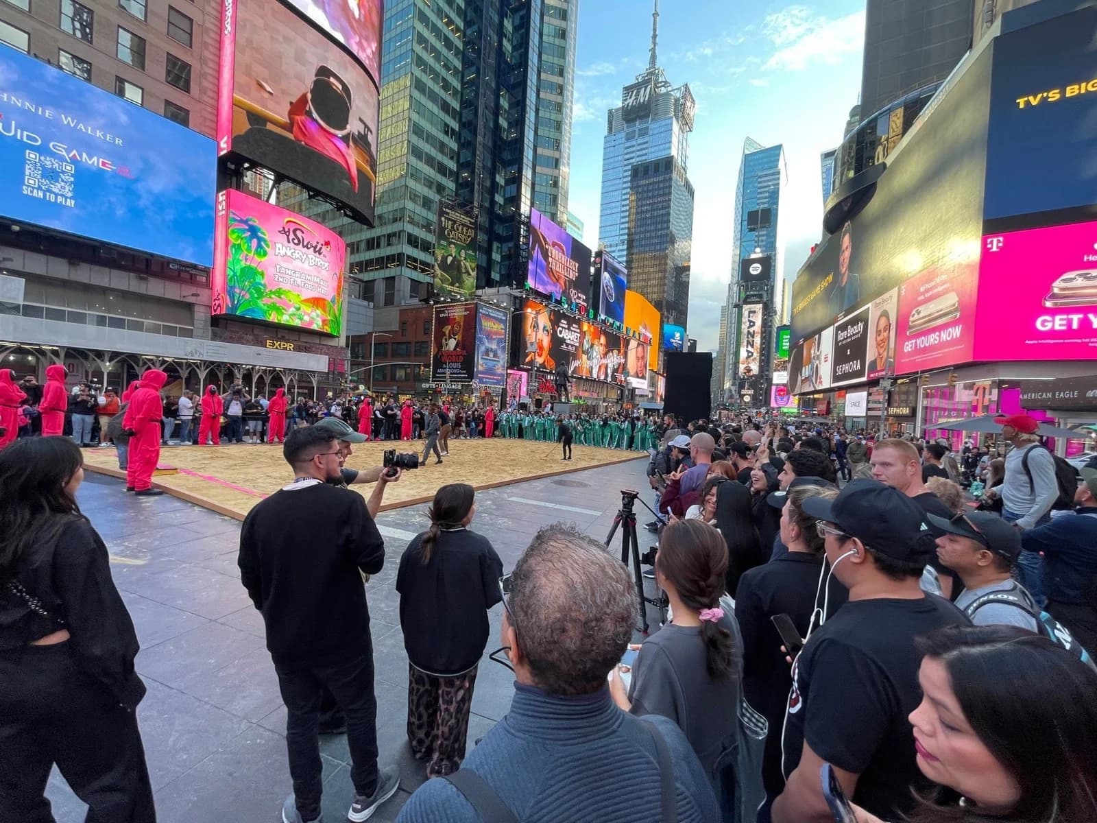 Squid Game Times Square — On The Ground 3
