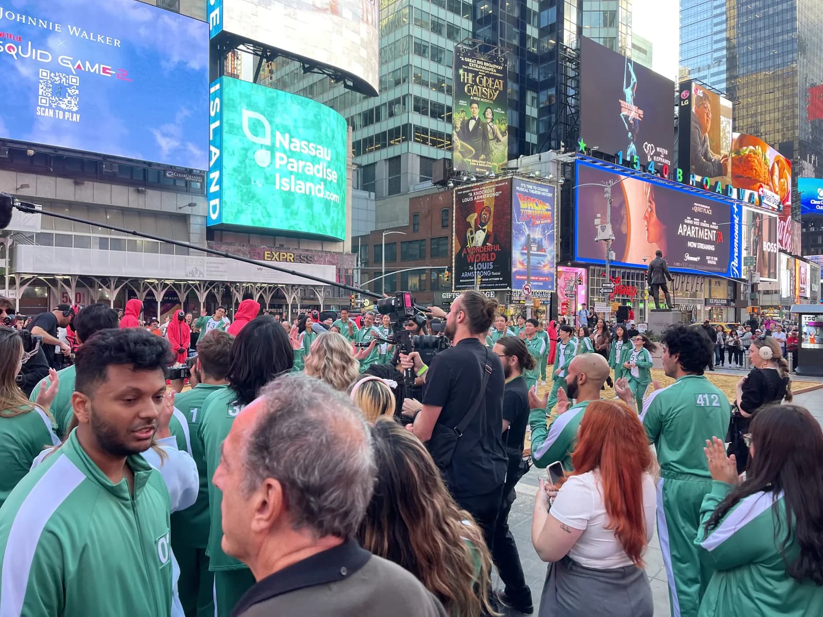 Squid Game Times Square — On The Ground 6
