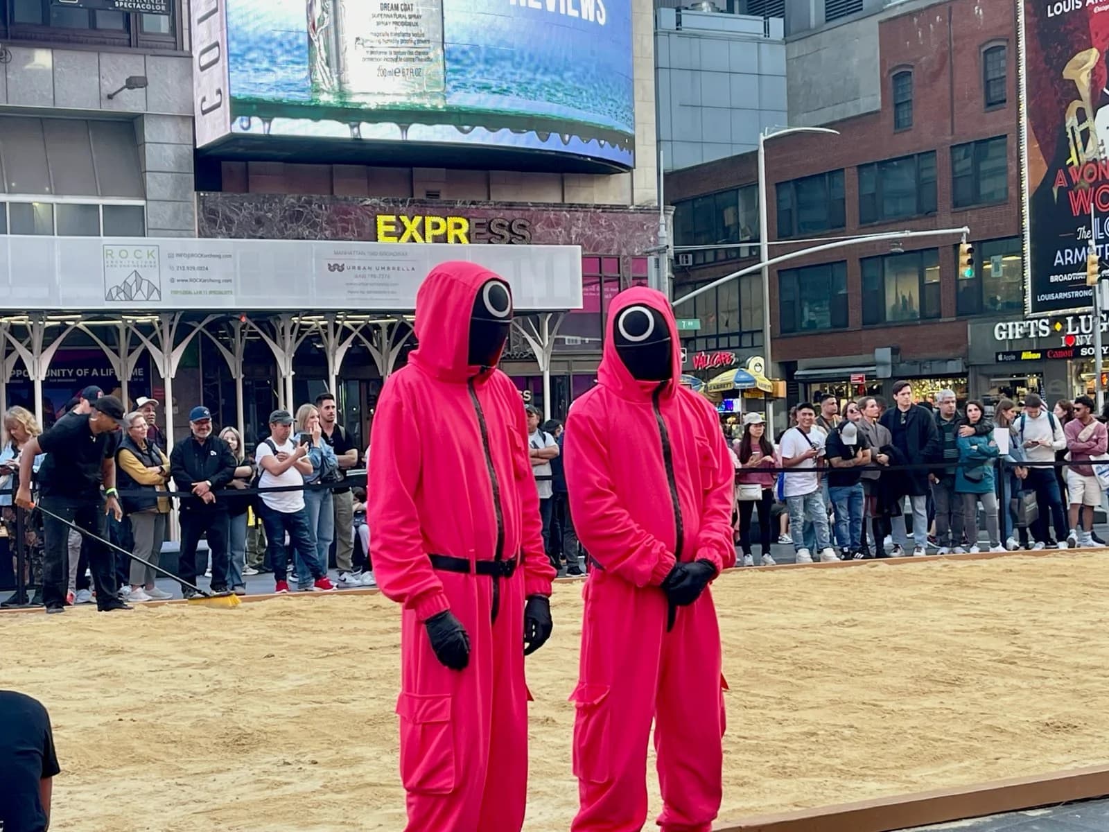 Squid Game Times Square — On The Ground 2