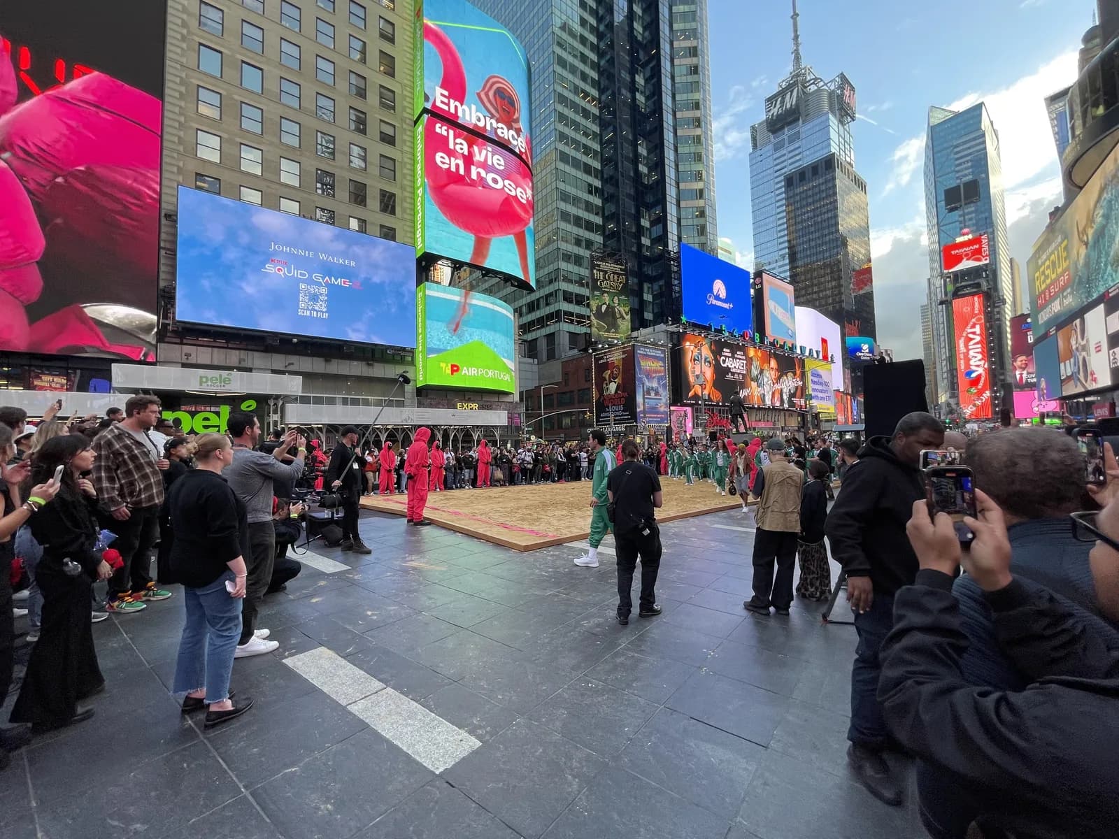 Squid Game Times Square — On The Ground 5