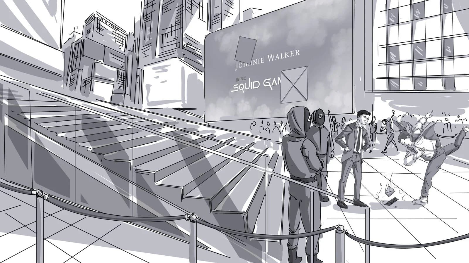 Squid Game Times Square — Storyboards 2