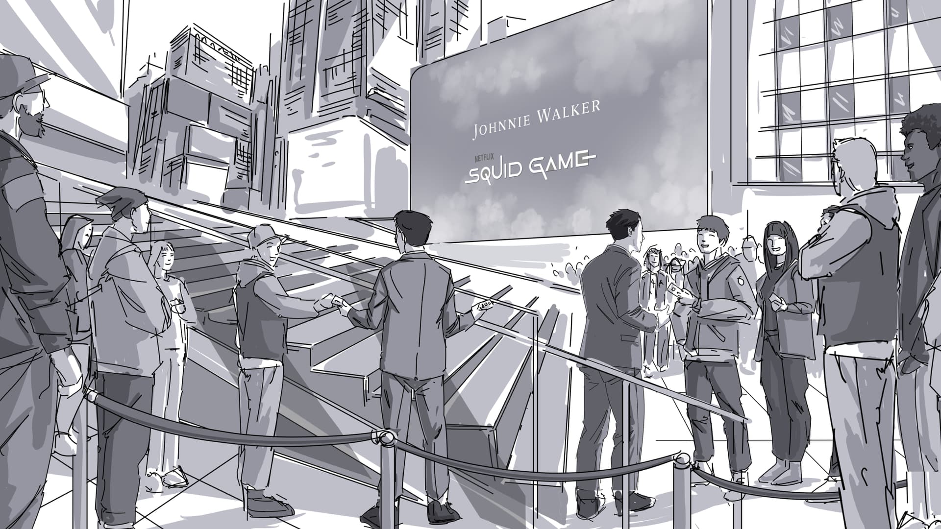 Squid Game Times Square — Storyboards 16