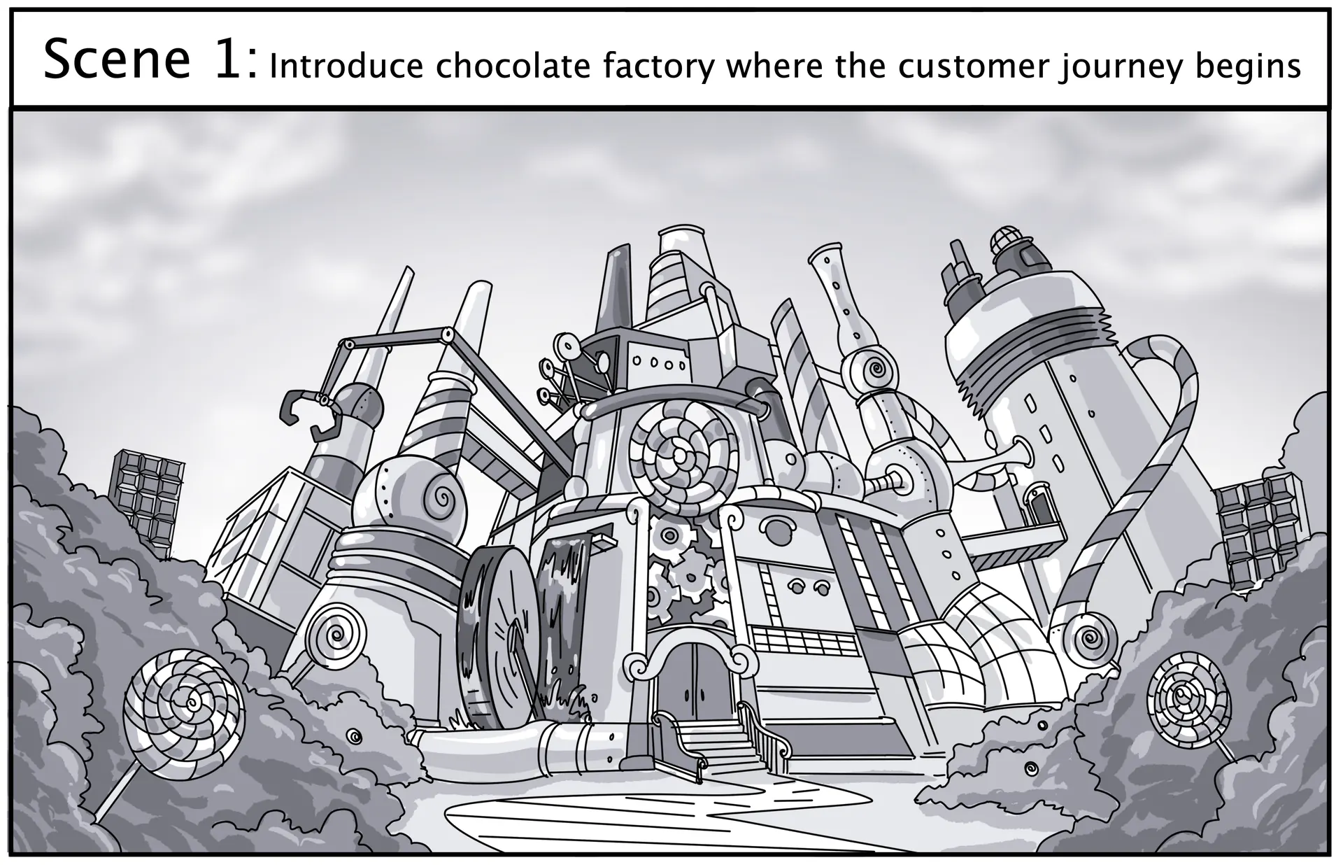 Digital One 3D Explainer — Storyboards 1