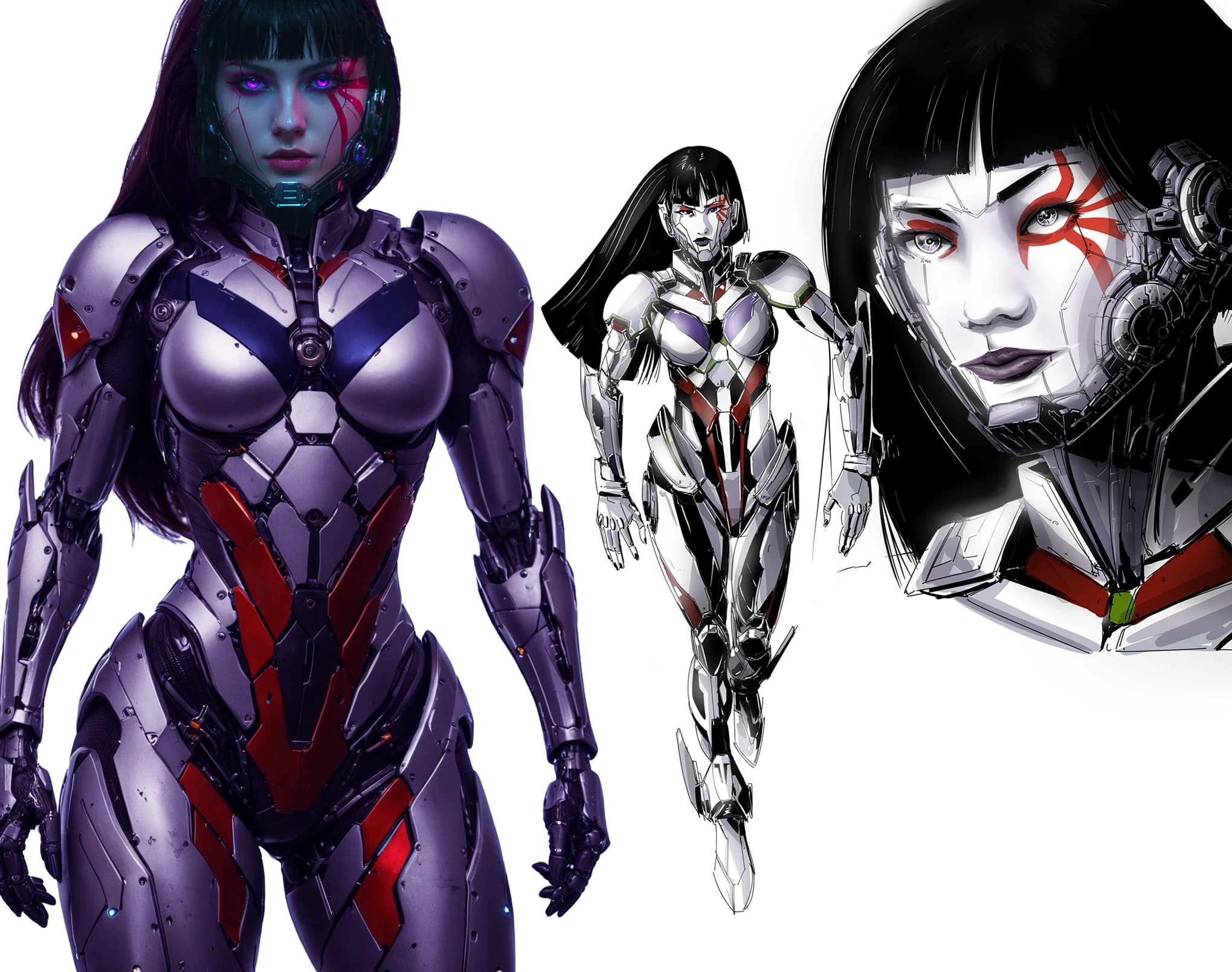 Cyber Berry Blue — Character & Vehicle Concepts 1