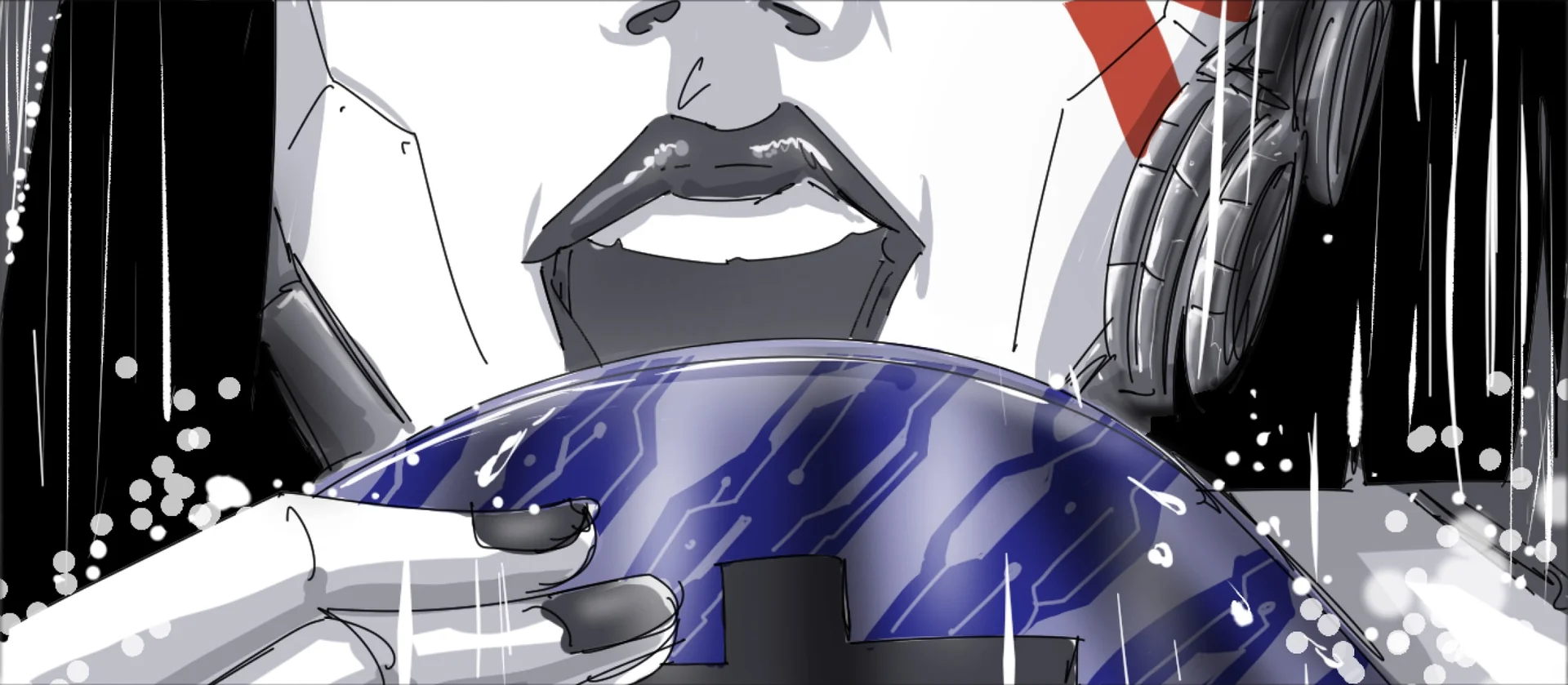Cyber Berry Blue — Storyboards 5